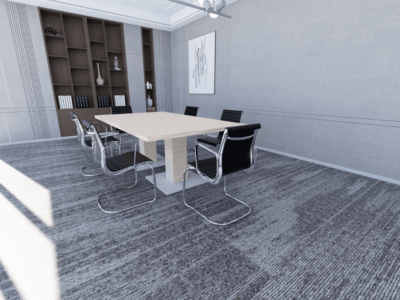 Bravvo 3 Rectangular With Square Base Leg Meeting Room Table 04 Img