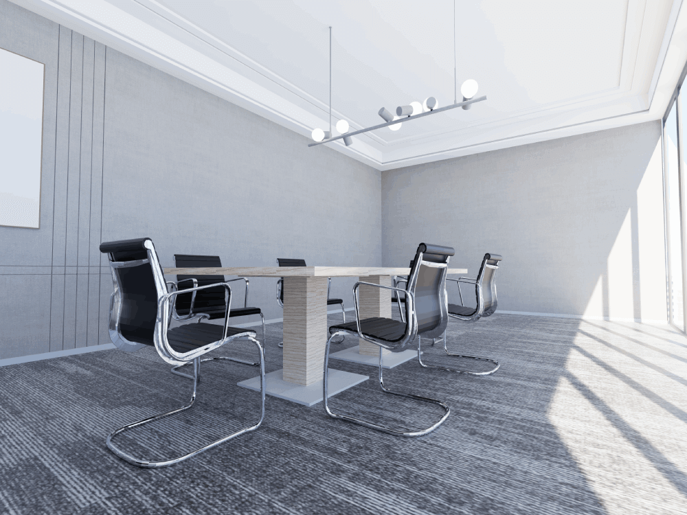 Bravvo 3 Rectangular With Square Base Leg Meeting Room Table 05 Img