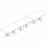 Large Rectangular Shape Table (18 Persons)