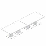Medium Rectangular Shape Table (14 and 16 Persons)
