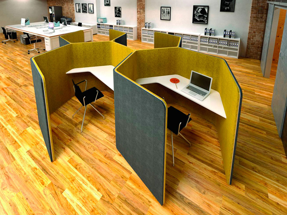 Tranquil Honeycomb – Acoustic Workstation Booth 6