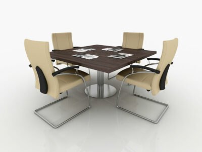 Bravvo 6 Square Meeting Room Table 04