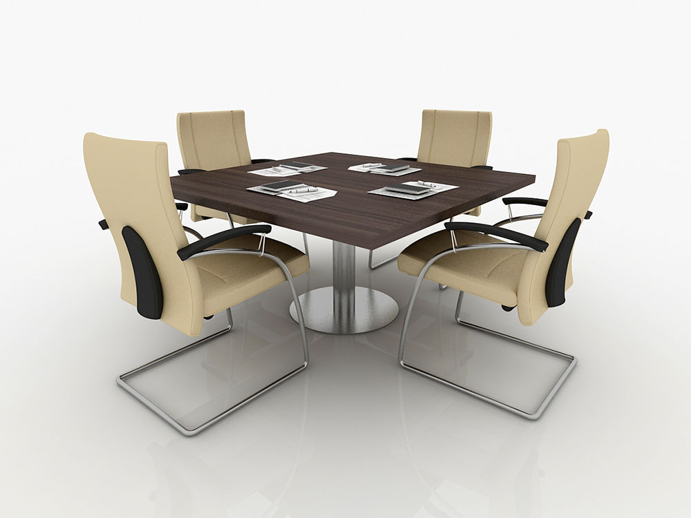 Bravvo 6 Square Meeting Room Table 04