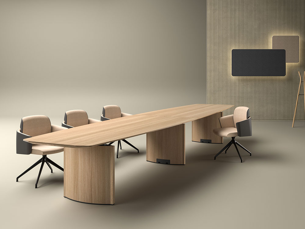 Vitali 1 Rectangular And Barrel Meeting Table 2