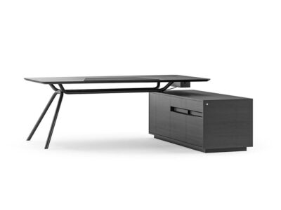 Adelmo Executive Desk With Modesty Panel And Optional Credenza Unit 4