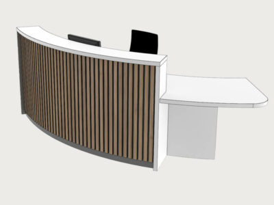 Bria Curved Reception Desk With Designer Front Panels 10