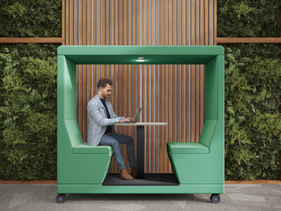 Valentina 2 Seater Mobile Pods With Work Table 1