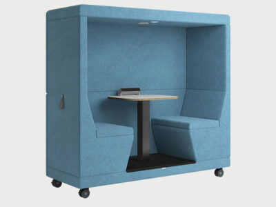 Valentina 2 Seater Mobile Pods With Work Table 15