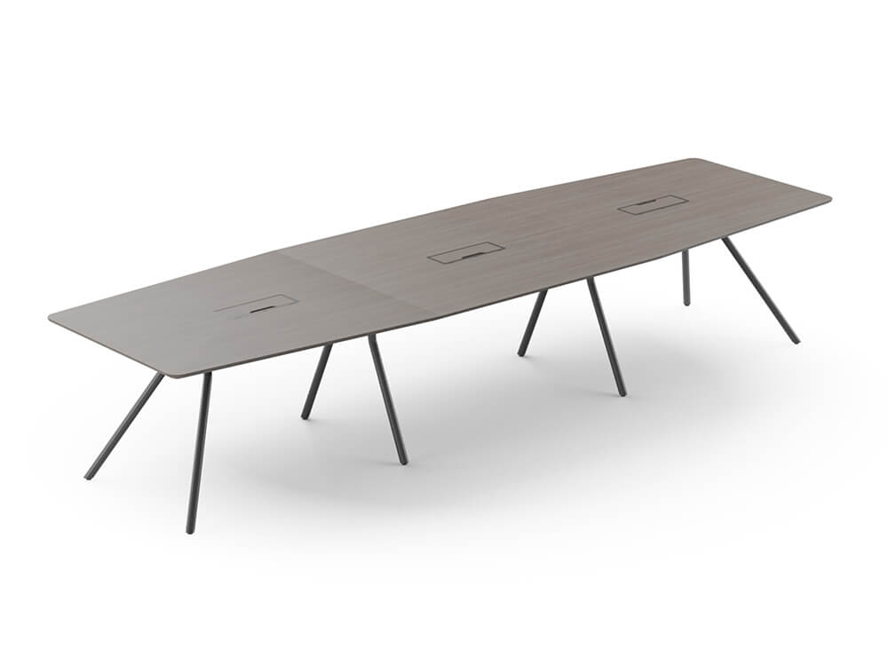 Adelmo 2 Barrel Shape Meeting Table 8