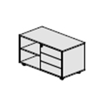 Harvey 14 – Storage Unit With Plinth Or Castors L1150 With Castors Dx