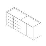Magenta Cabinet L1820 Dx