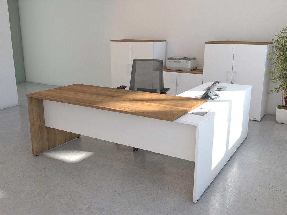Vito – Radial Rectangular Executive Desk 5