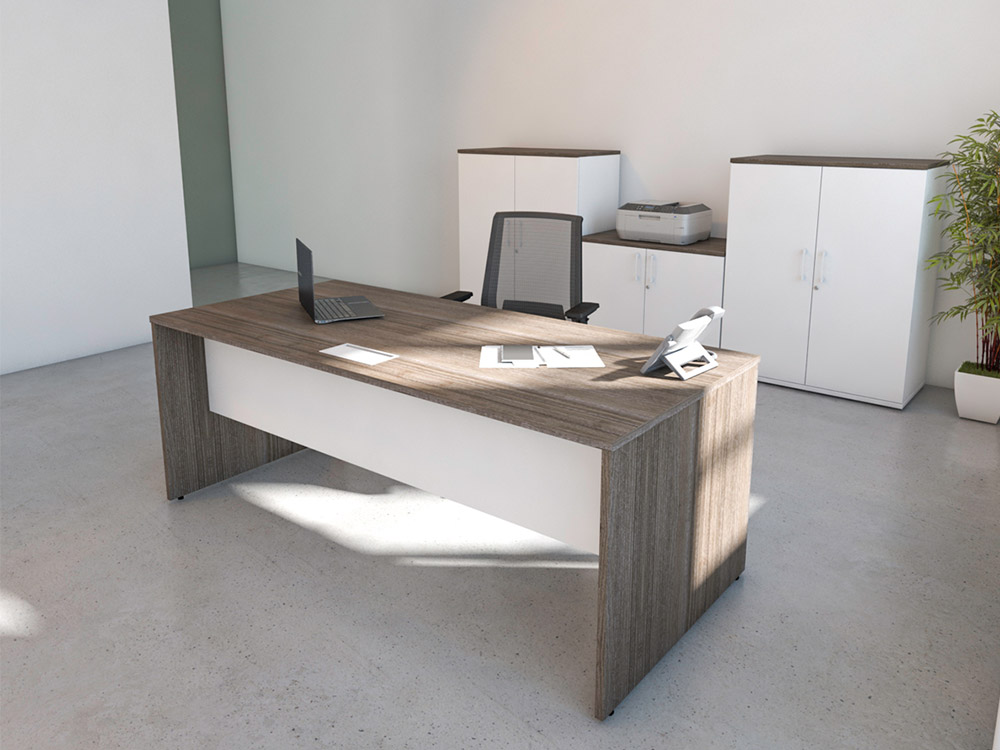 Vito – Radial Rectangular Executive Desk 9