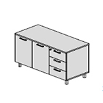 Day – Woodside Modular Executive Service Unit (on Feet) Dx