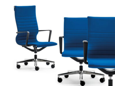 Gela 2 Back Padded Fabric Executive Chair 1