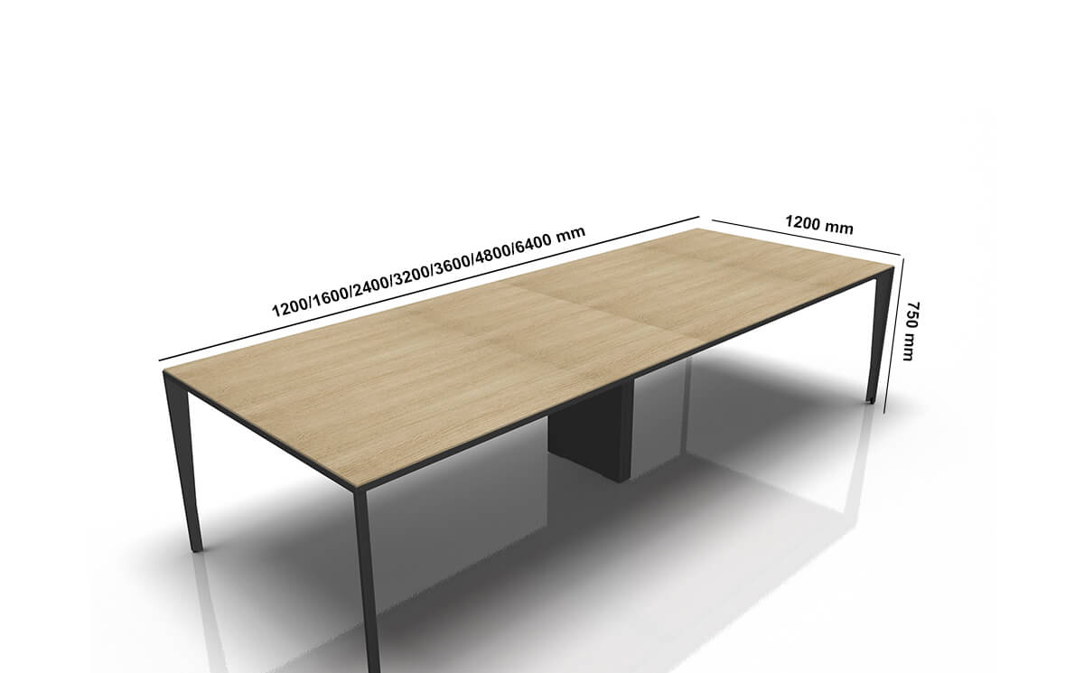 Piccolo 4 Square And Rectangular Meeting Room Table Size .image