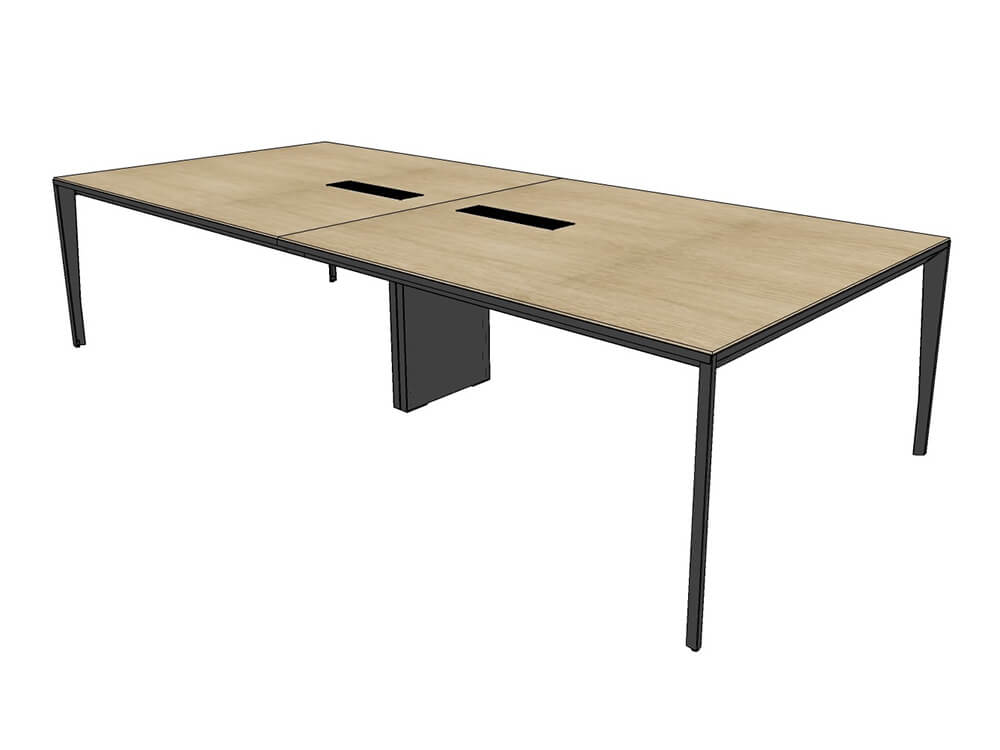 Piccolo 4 Square And Rectangular Meeting Room Table Img 16
