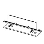 Rail With High Capacity Cable Tray