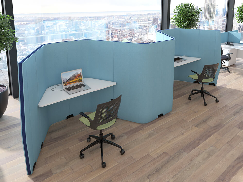 Renata Rectangular And Angular Office Pods 2