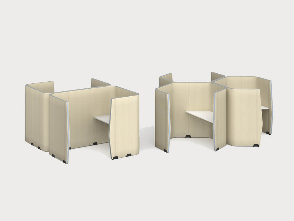 Renata Rectangular And Angular Office Pods 8