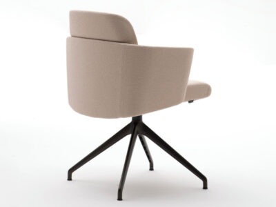 Ravenna 3 – Leather Fabric Meeting Chair With Armrests 03