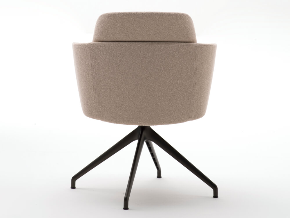Ravenna 3 – Leather Fabric Meeting Chair With Armrests 04