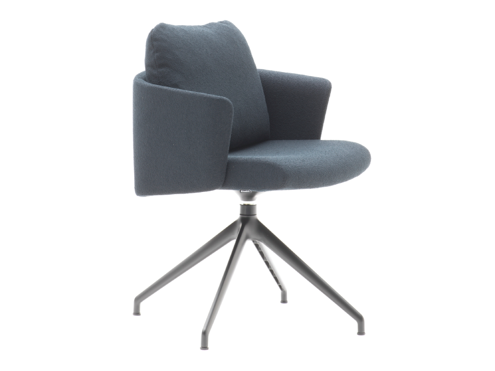 Ravenna 3 – Leather Fabric Meeting Chair With Armrests 05