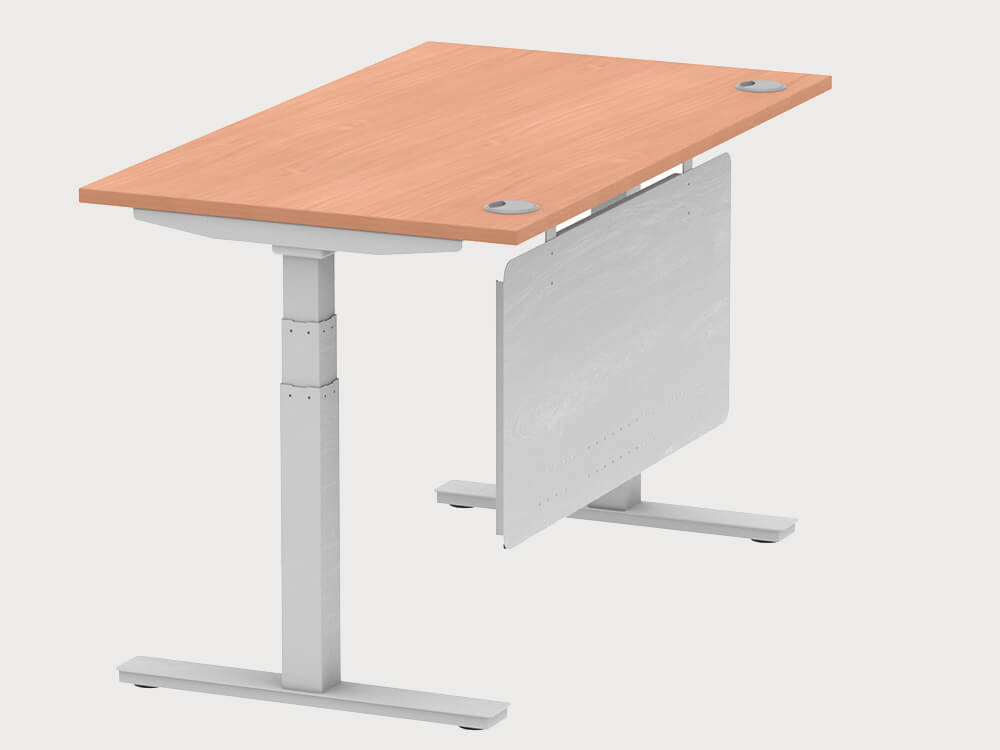 Adeline Height Adjustable Operational Desk With Modesty Panel 11