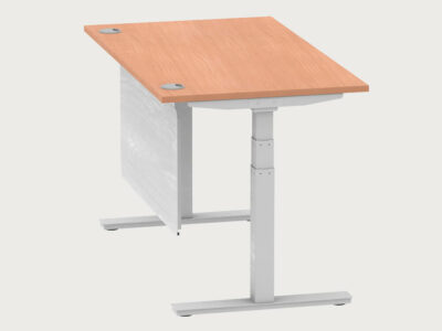 Adeline Height Adjustable Operational Desk With Modesty Panel 15