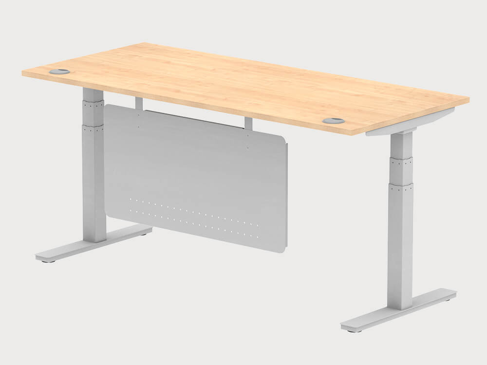 Adeline Height Adjustable Operational Desk With Modesty Panel 20