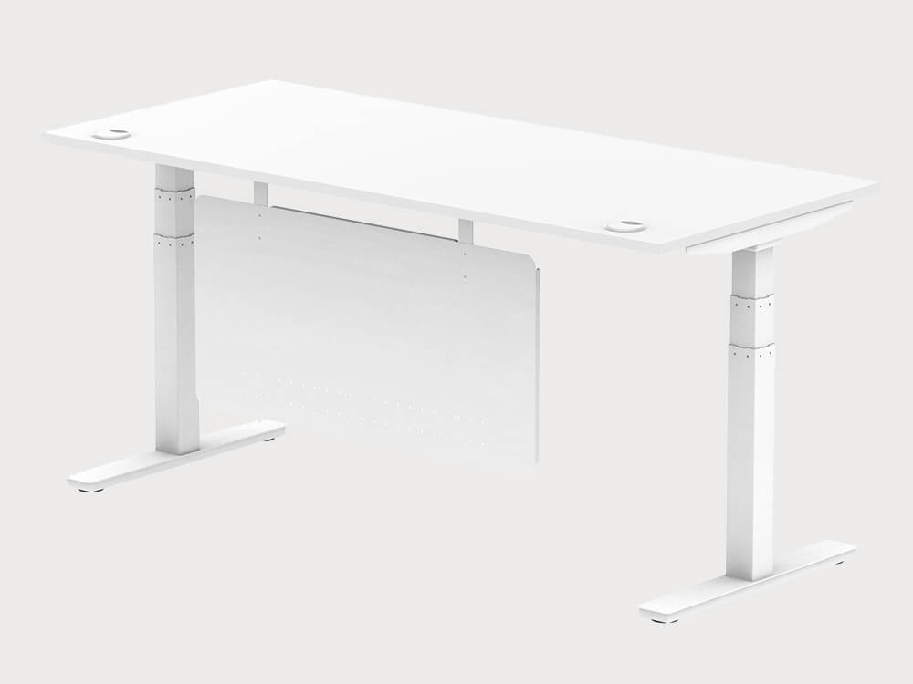 Adeline Height Adjustable Operational Desk With Modesty Panel 23