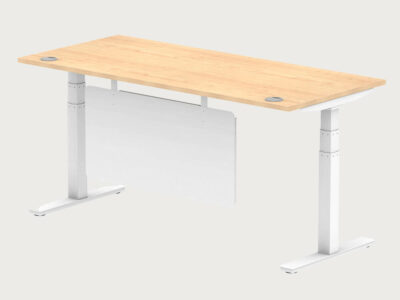 Adeline Height Adjustable Operational Desk With Modesty Panel 24