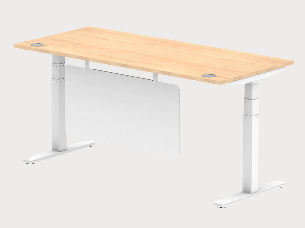 Adeline Height Adjustable Operational Desk With Modesty Panel 24