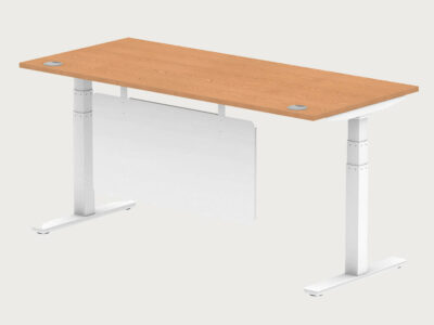 Adeline Height Adjustable Operational Desk With Modesty Panel 25