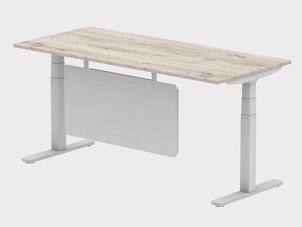 Adeline Height Adjustable Operational Desk With Modesty Panel 26