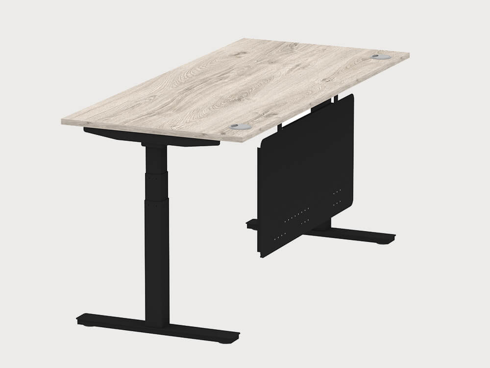 Adeline Height Adjustable Operational Desk With Modesty Panel 4