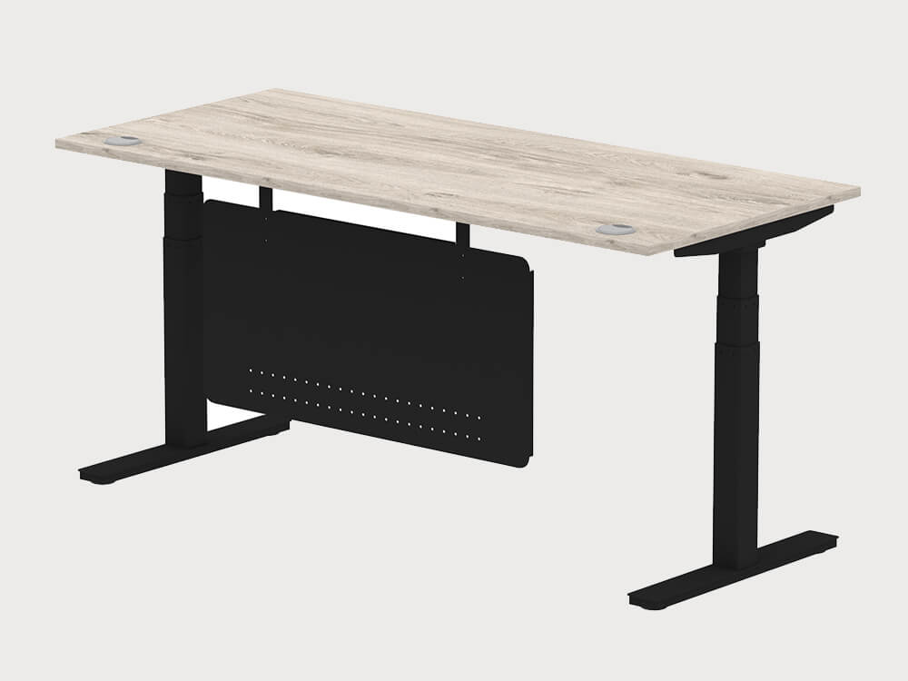 Adeline Height Adjustable Operational Desk With Modesty Panel