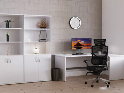 Etta 2 Corner Desk With Panel Legs And Cable Ports 6