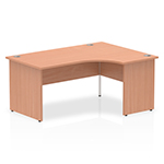Etta 2 Corner Desk With Panel Legs And Cable Ports Sketch Right Side Corner