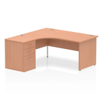 Desk With Pedestal (D600)