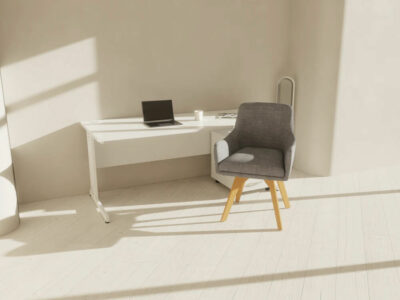 Etta Straight Desk With Modesty Panel And Cable Managed Legs 6