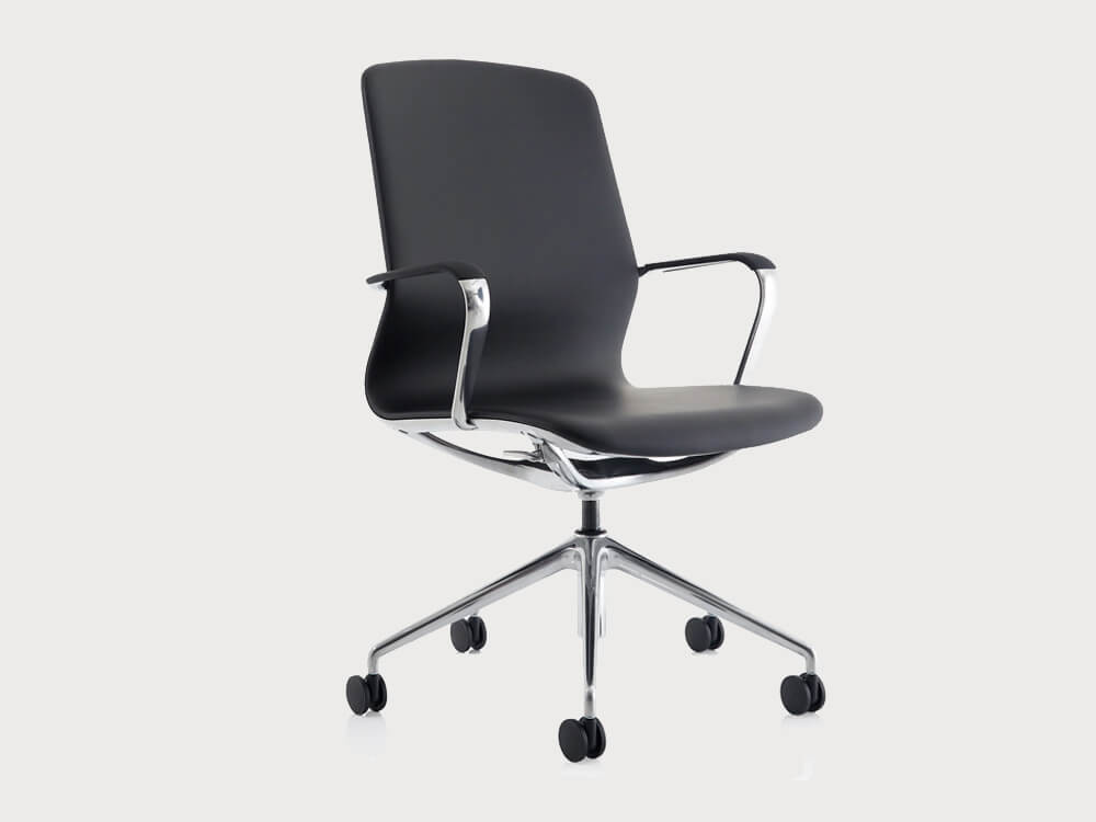 Lydia Height Adjustable Black Executive Office Chair