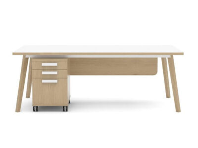 Amara – Executive Desk With Modesty Panel Option 02