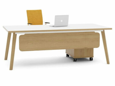 Amara – Executive Desk With Modesty Panel Option 04