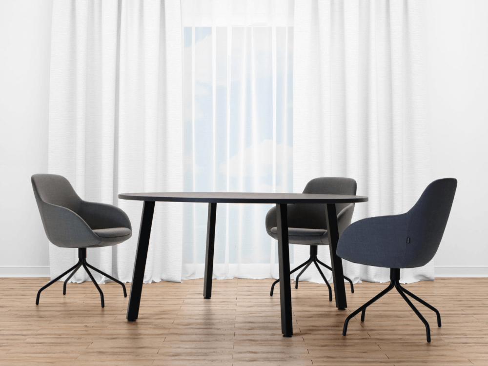 Aroldo – Round & Rectangular Shaped Meeting Table 03