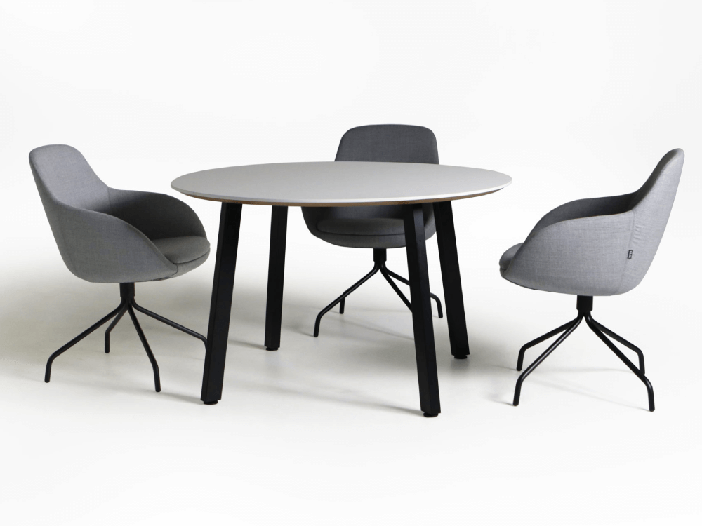 Aroldo – Round & Rectangular Shaped Meeting Table 08