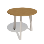 Round Shape Table with Three Leg (4 Person)