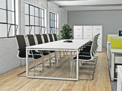 Carrara Rectangular Shape Meeting Table 1