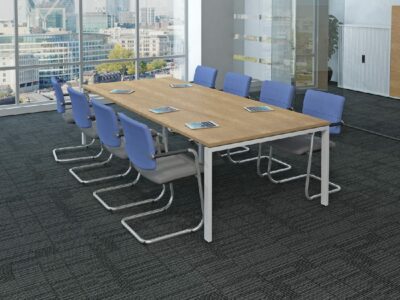 Carrara Rectangular Shape Meeting Table 2