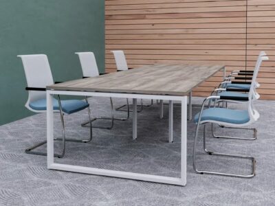 Carrara Rectangular Shape Meeting Table 4